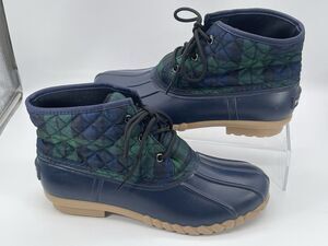 St. John’s Bay Denton Duck Boots Men’s Size 10M Plaid Waterproof